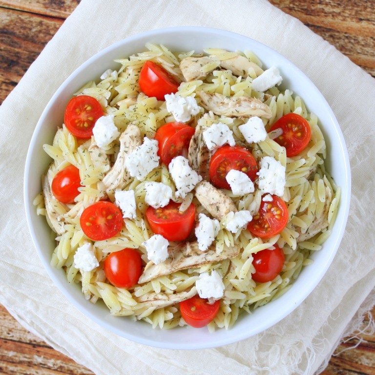 Feta and Dill Orzo Salad