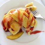Spiced Cranberry Pancakes with Sautéed Apples