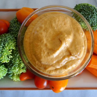 Chipotle and Roasted Red Pepper Hummus