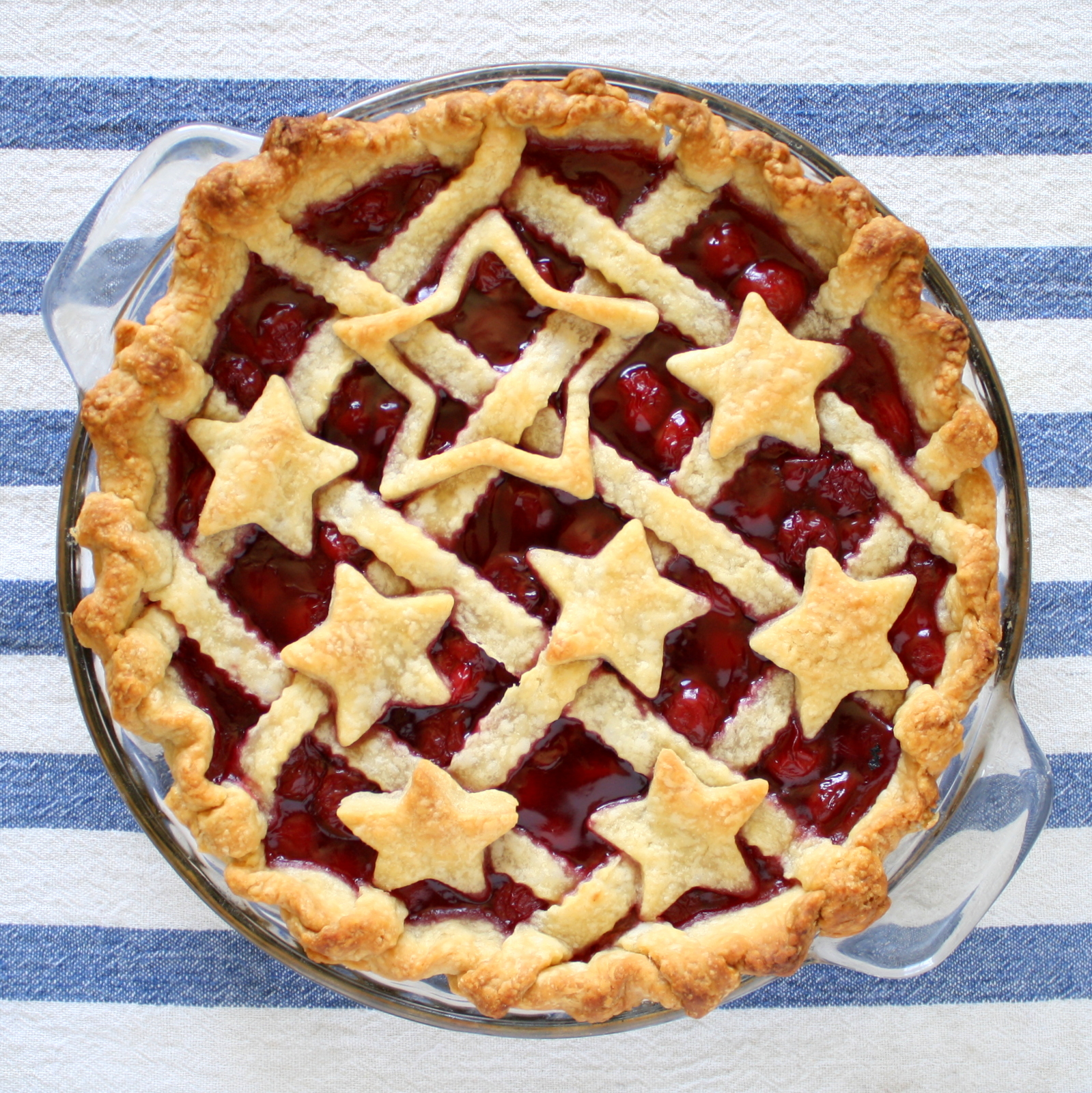 Fourth of July pie design