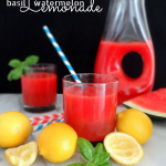 Basil Watermelon Lemonade
