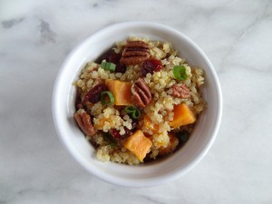 cranberry sweet potato quinoa