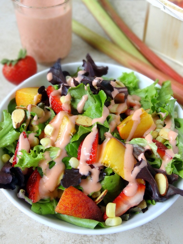 strawberry rhubarb vinaigrette