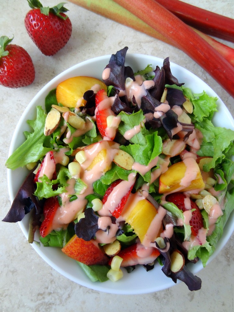 strawberry rhubarb vinaigrette