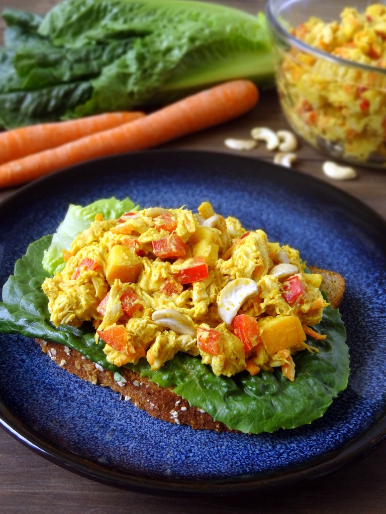 crunchy curried chicken salad