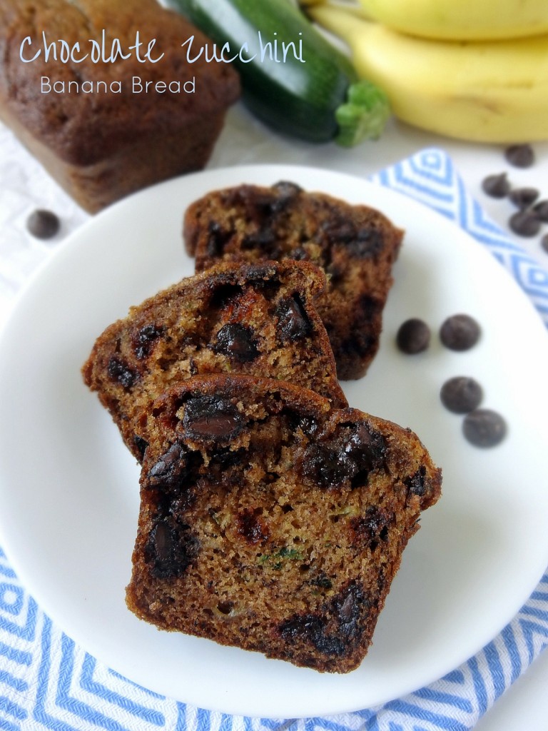 chocolate zucchini banana bread