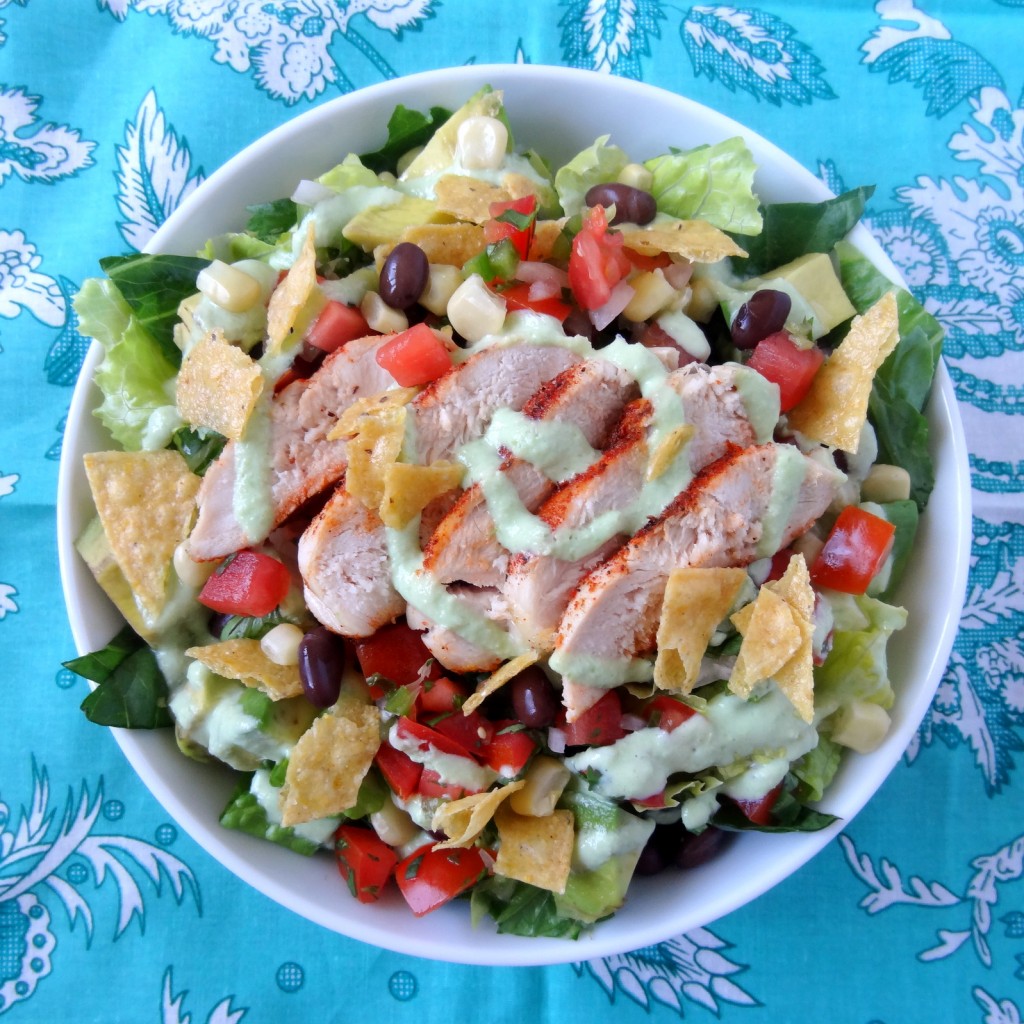 pico de gallo grilled chicken salad