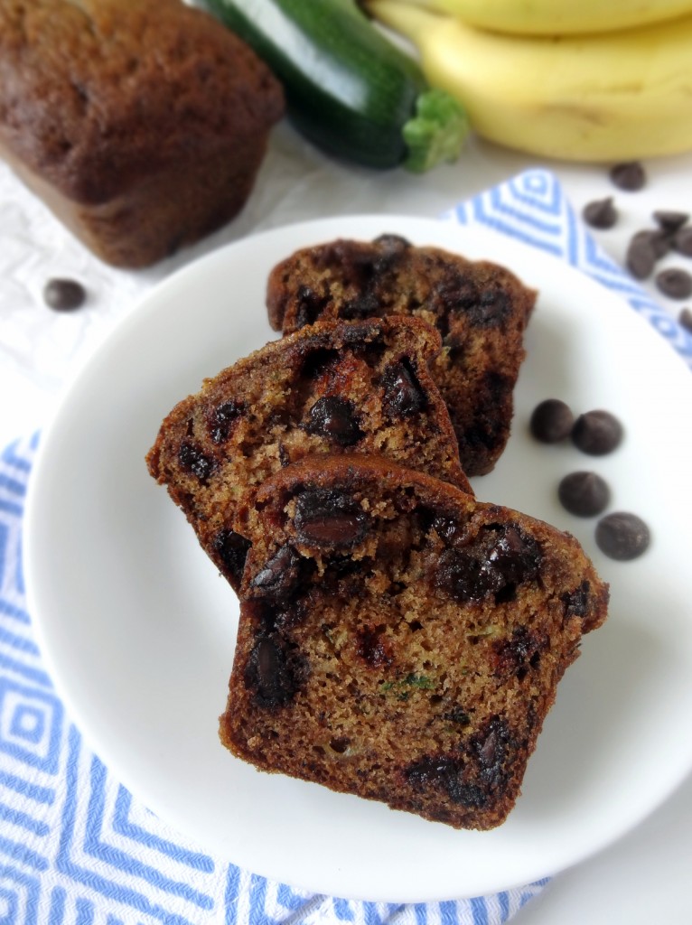 chocolate zucchini banana bread