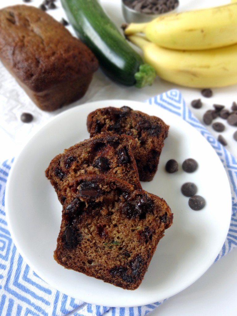 chocolate zucchini banana bread