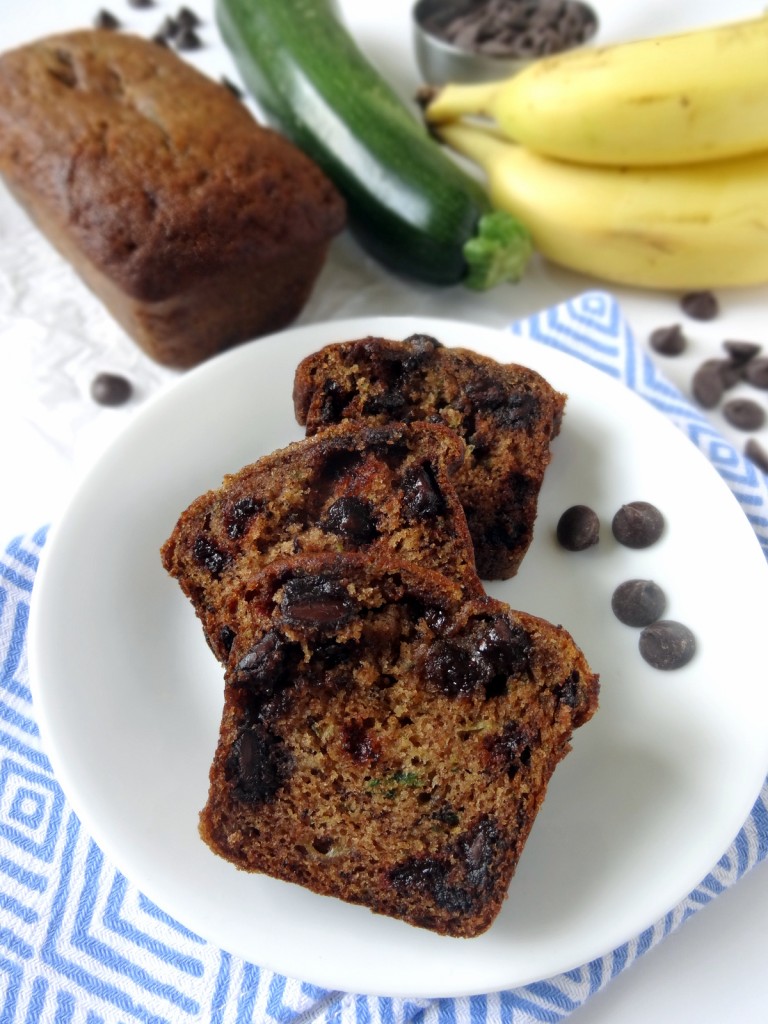 chocolate zucchini banana bread