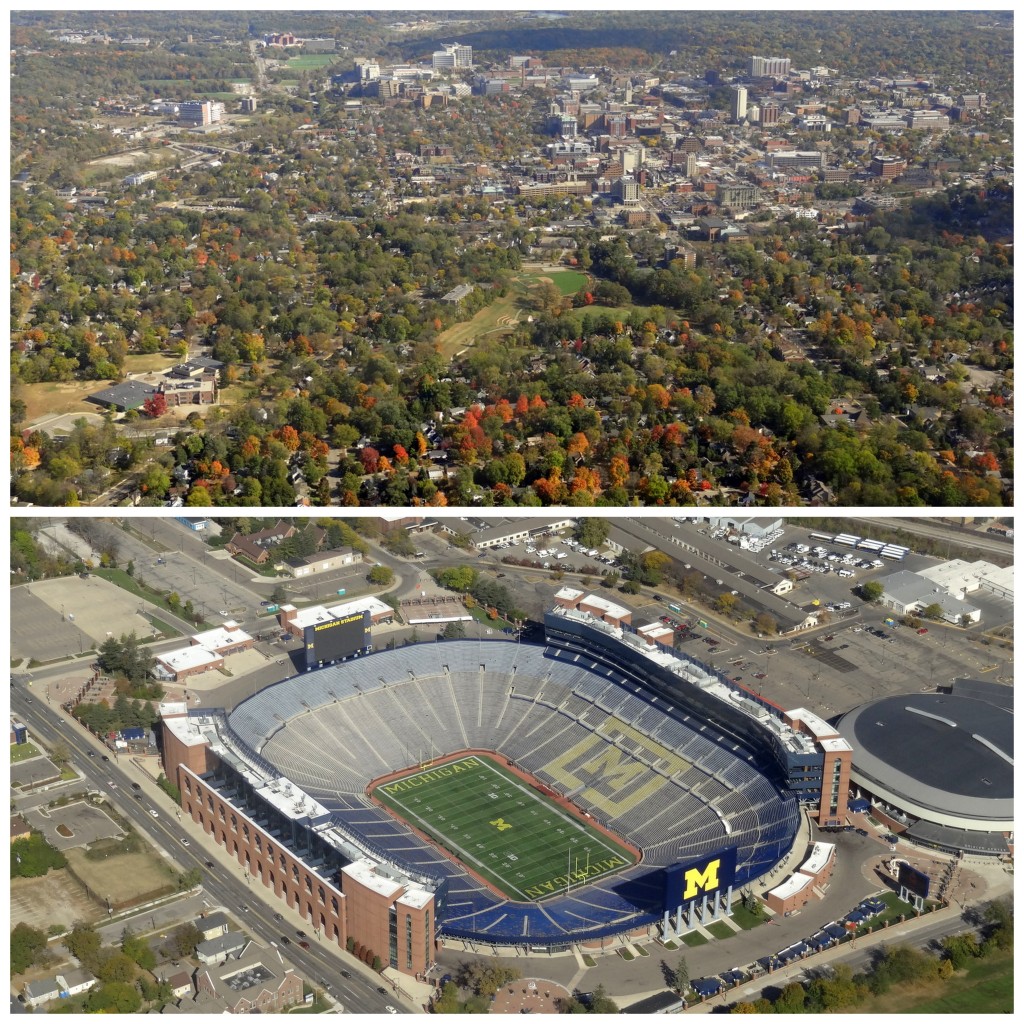 Ann Arbor from the air