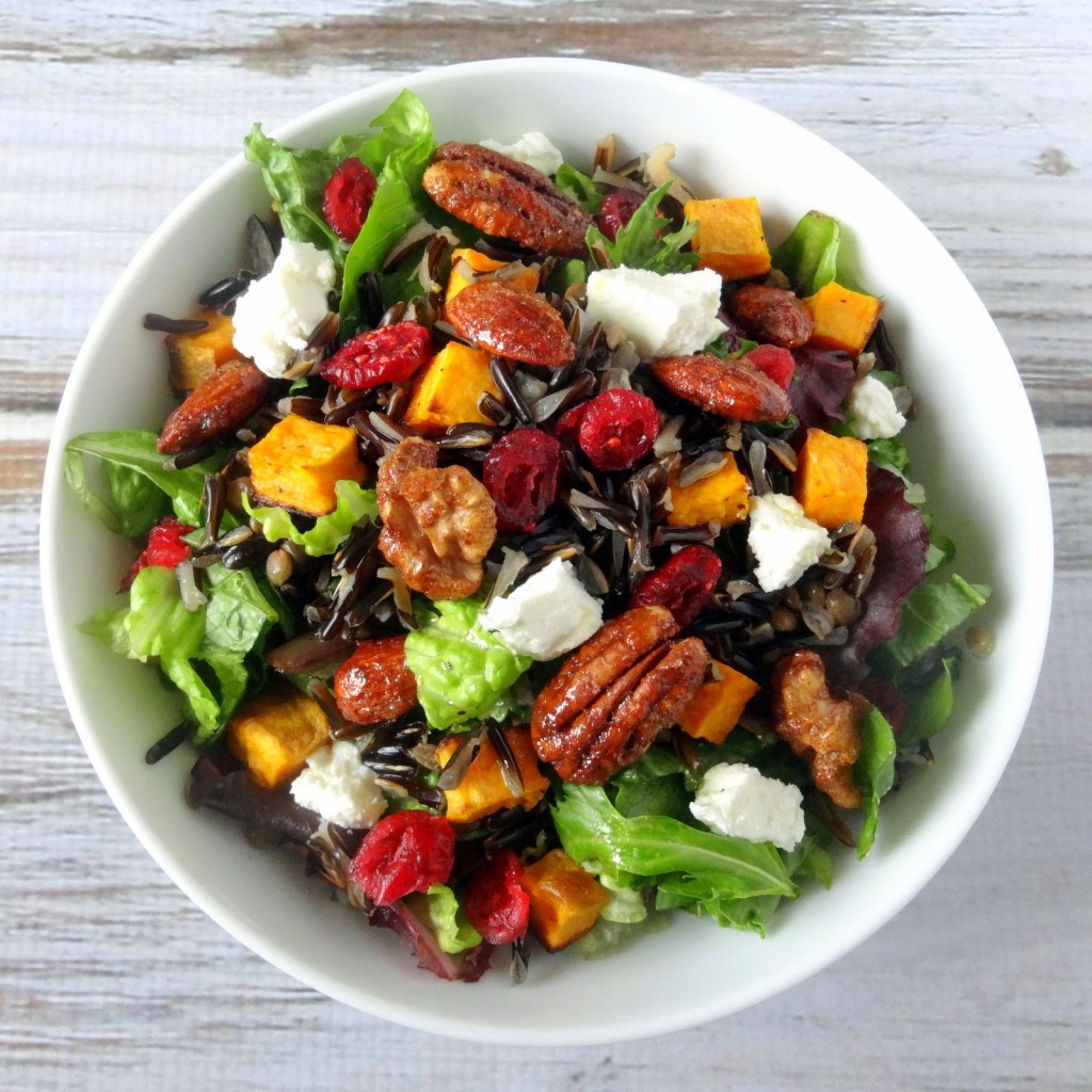 wild rice and sweet potato salad