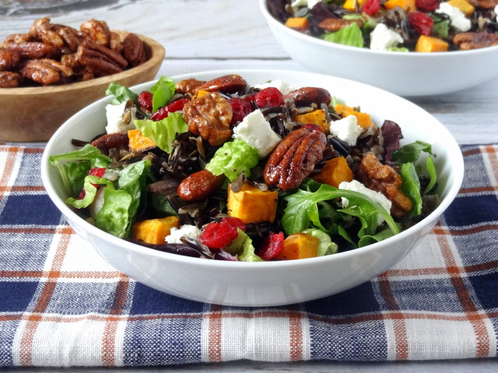 wild rice and sweet potato salad