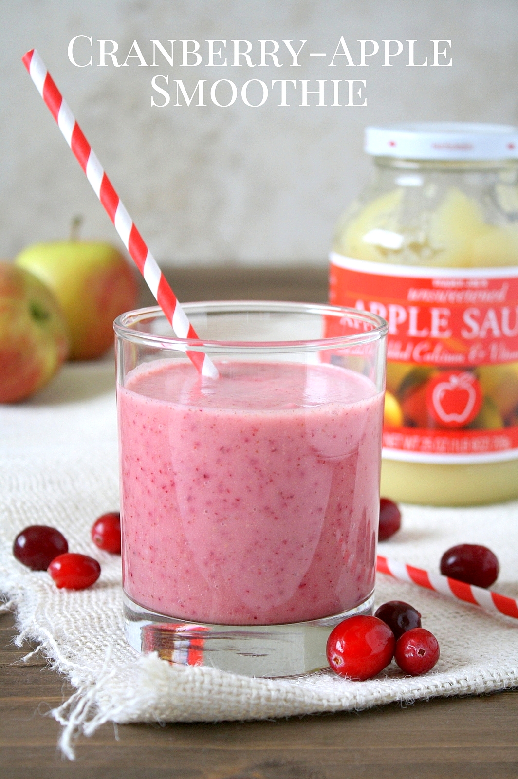 cranberry apple smoothie