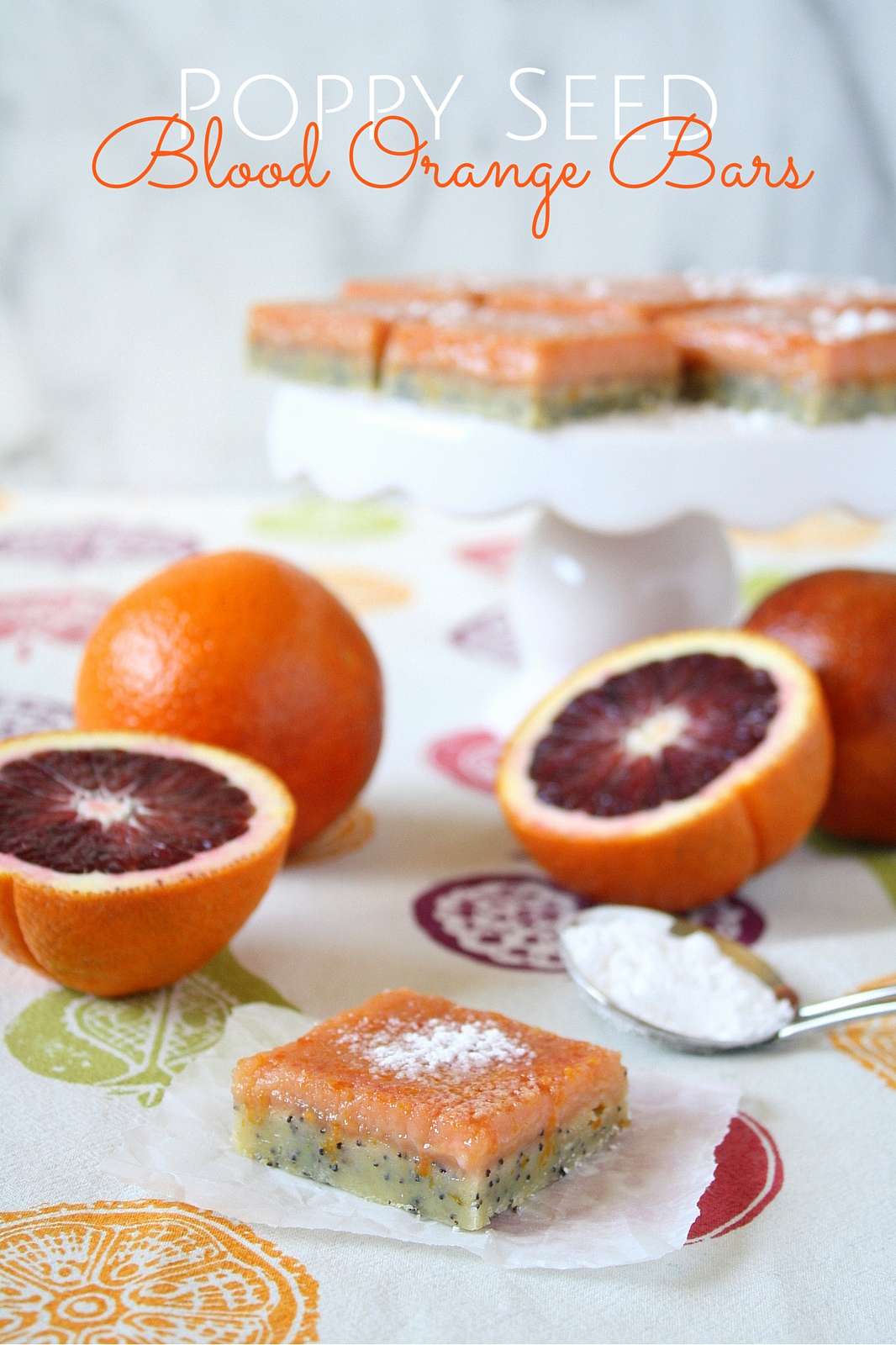 poppy seed blood orange bars