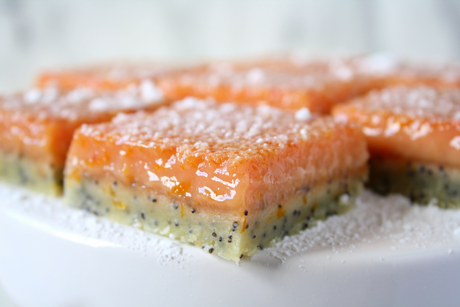 poppy seed blood orange bars