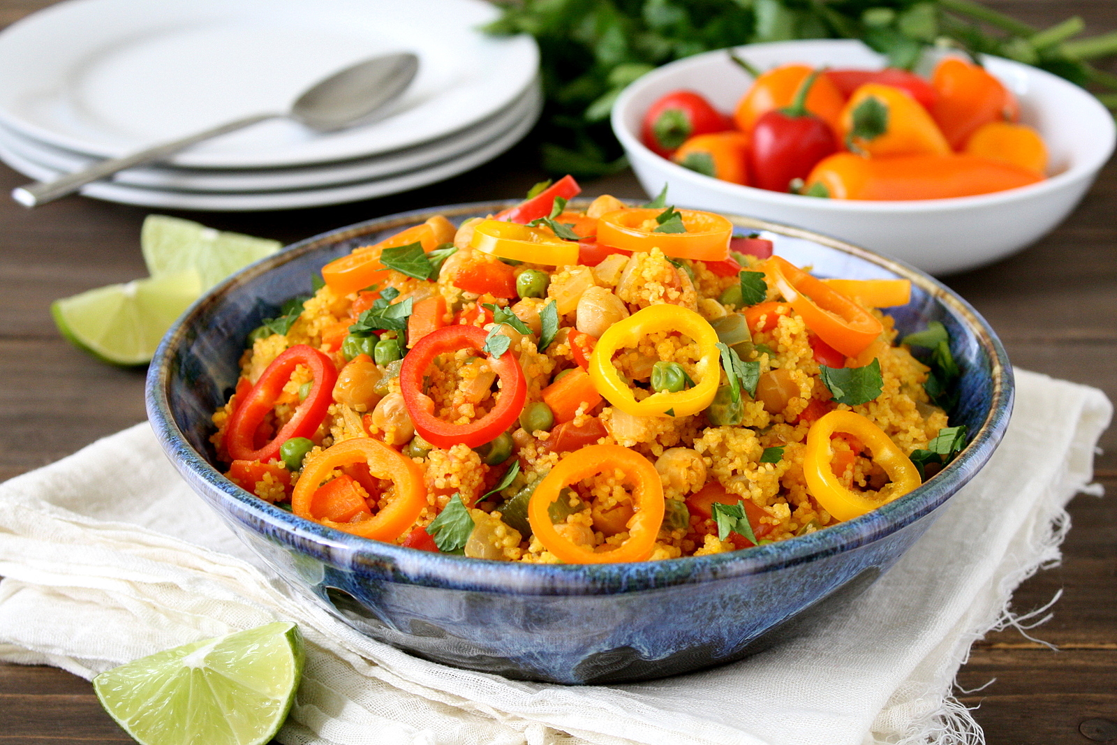 chickpea couscous paella