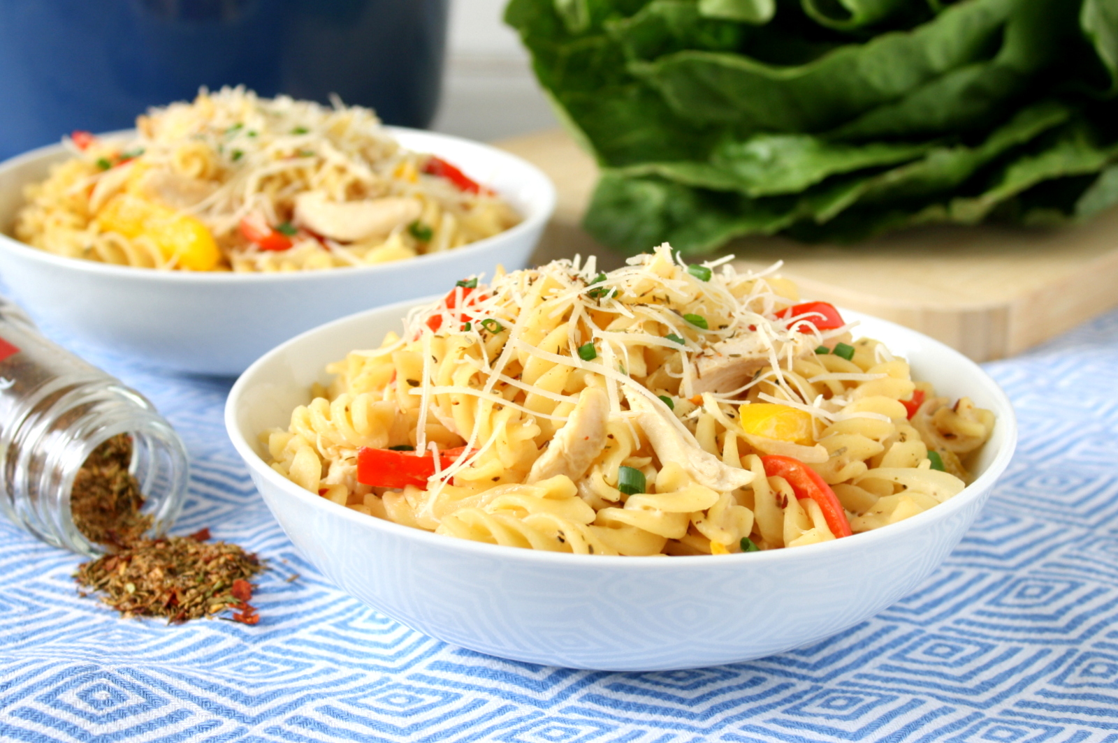 Jamaican jerk chicken pasta