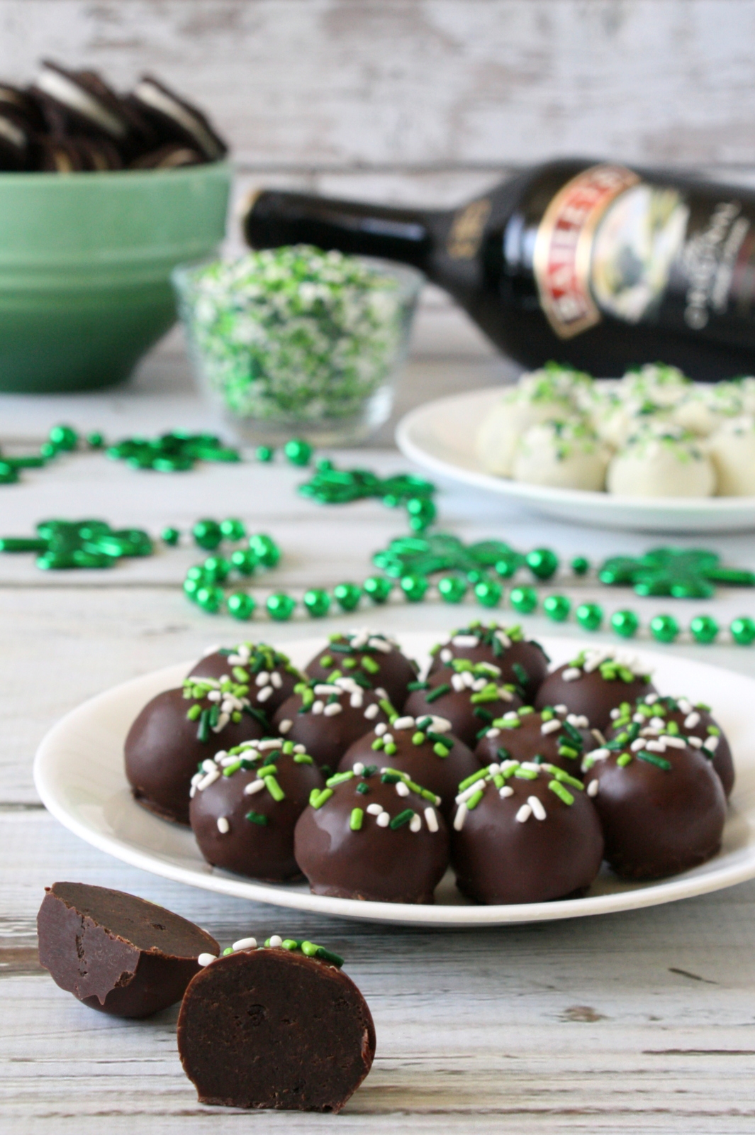 chocolate Irish cream truffles