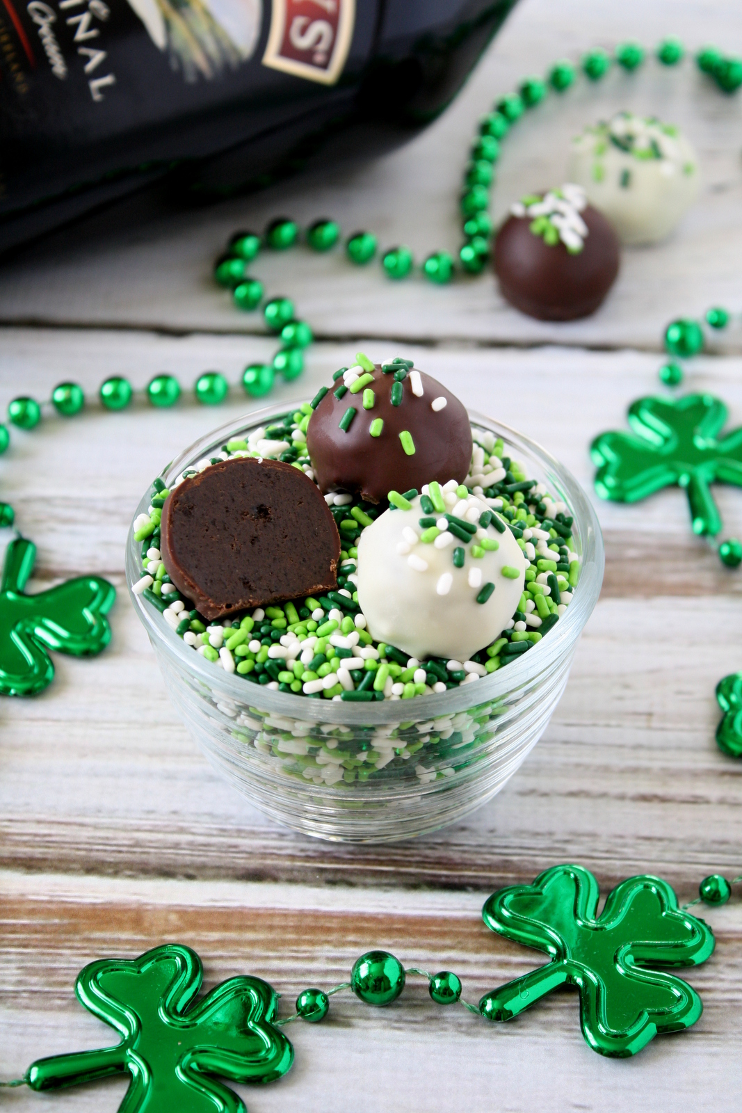 chocolate Irish cream truffles