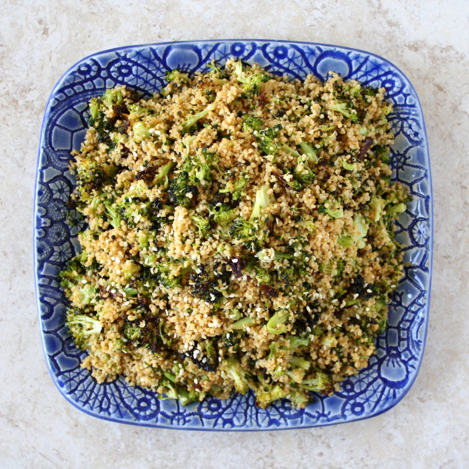 roasted broccoli couscous