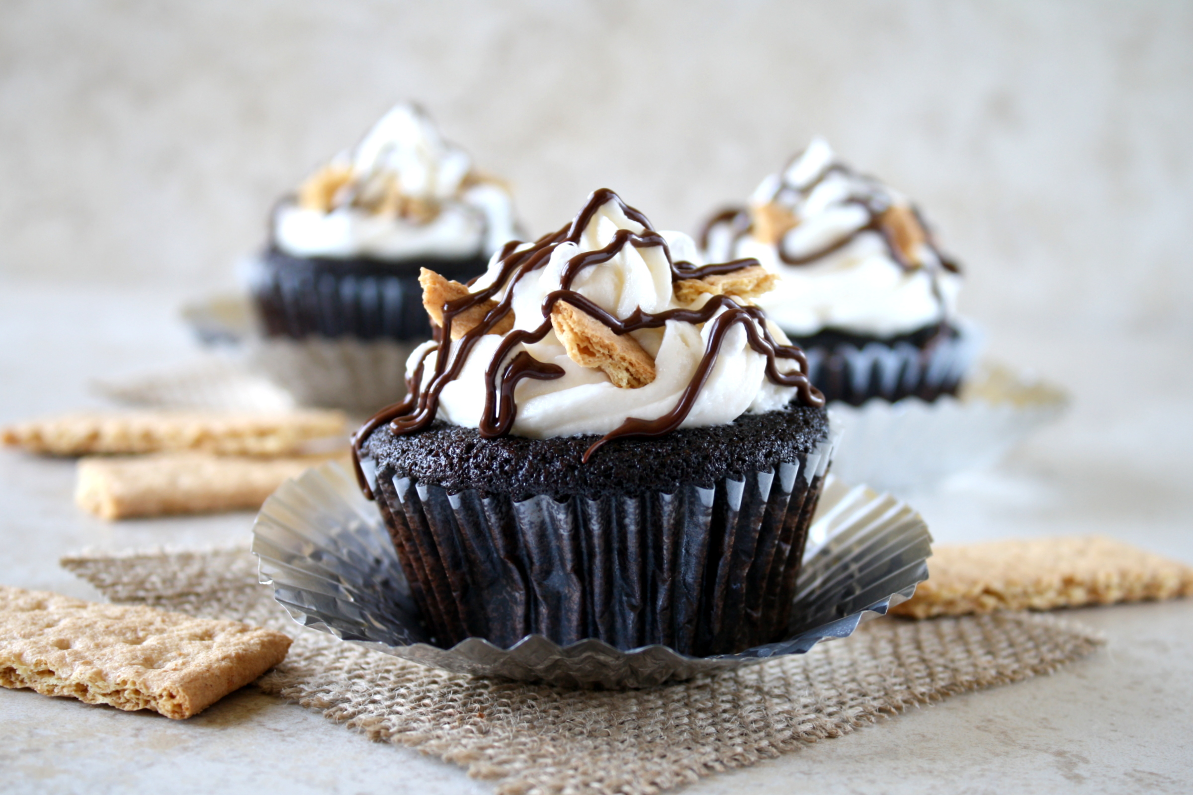 s'mores cupcakes