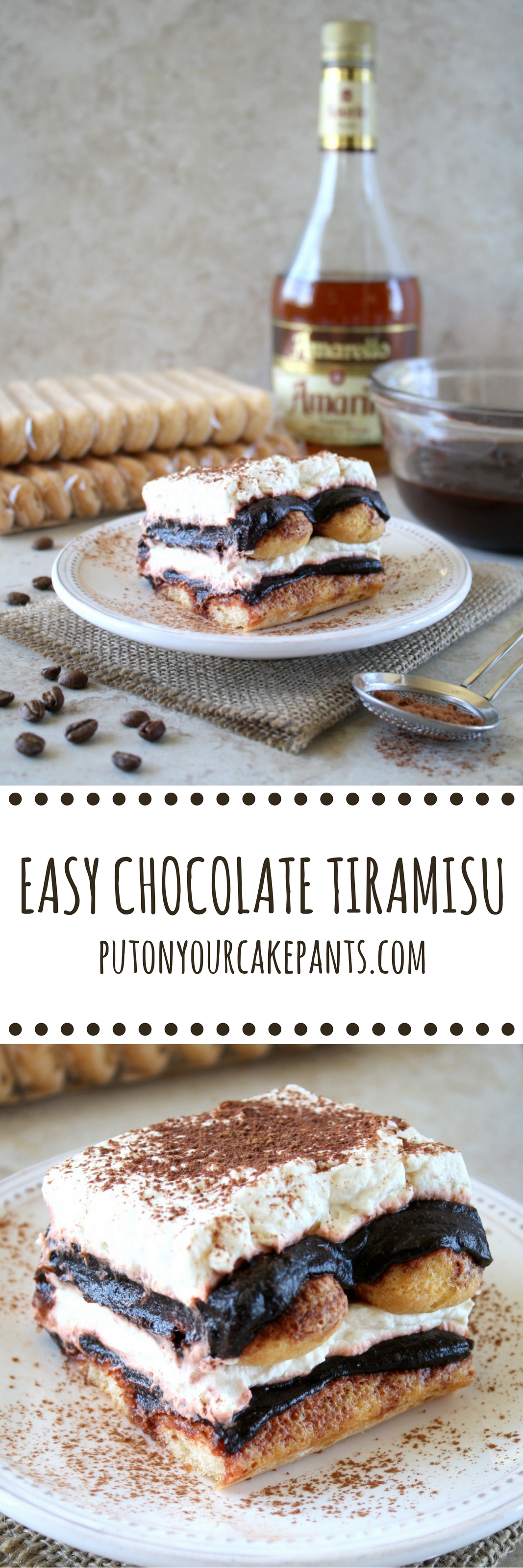 easy chocolate tiramisu