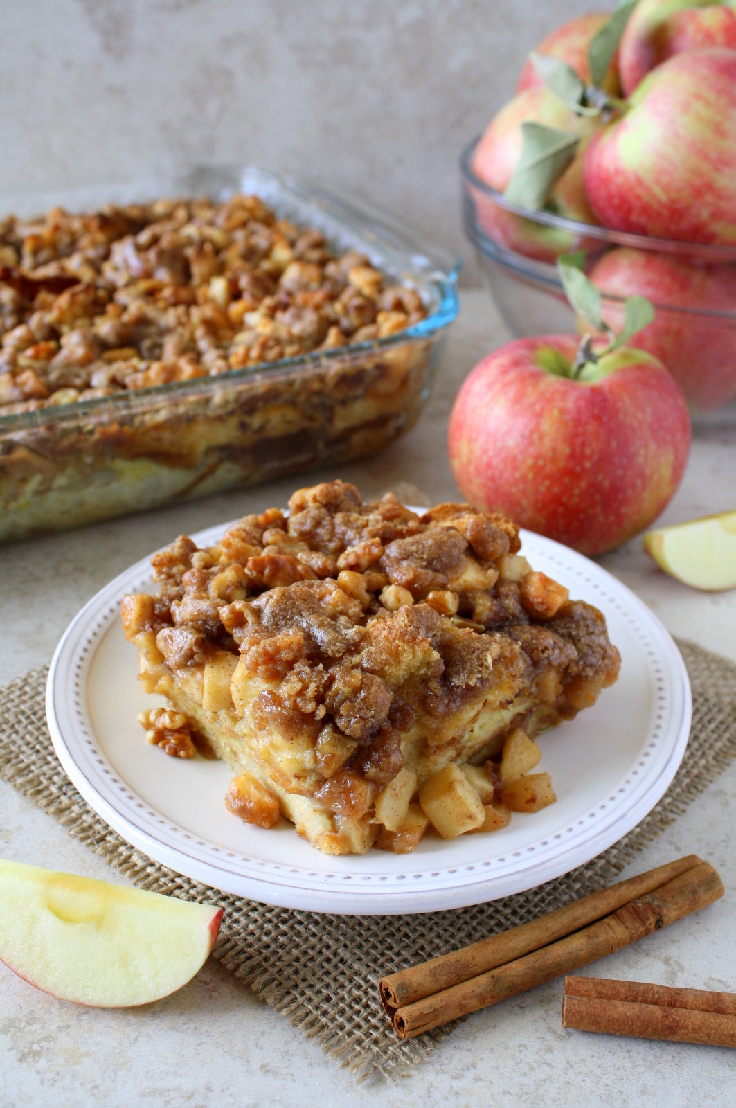 apple pie French toast casserole