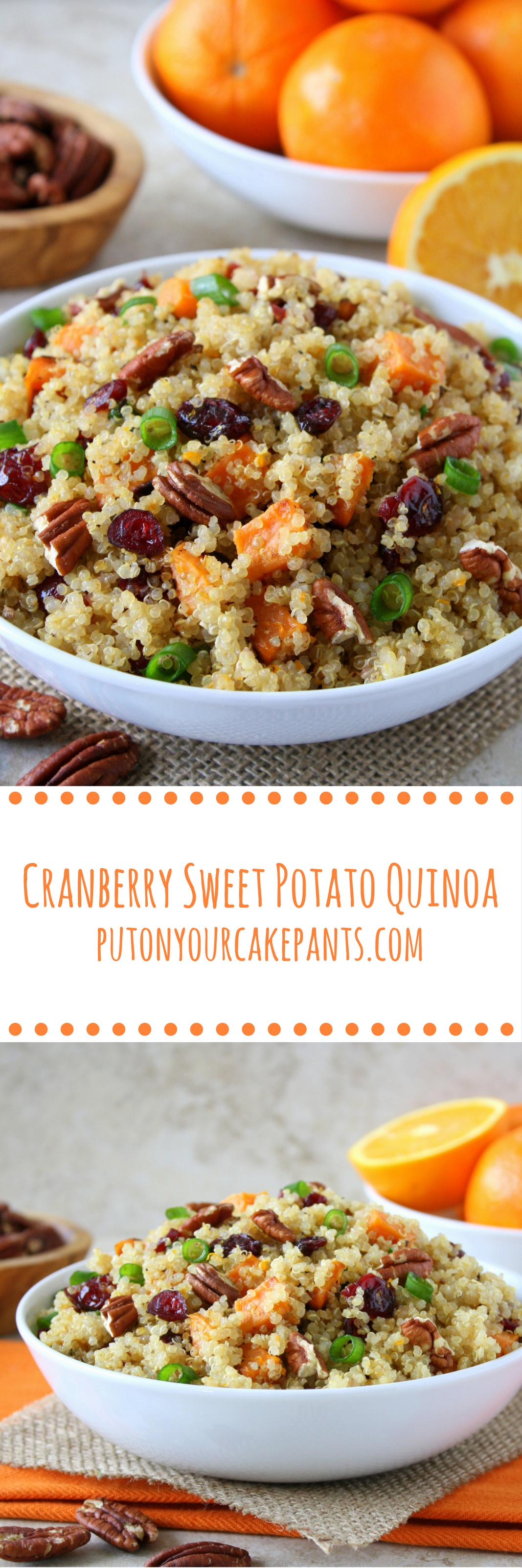 cranberry sweet potato quinoa