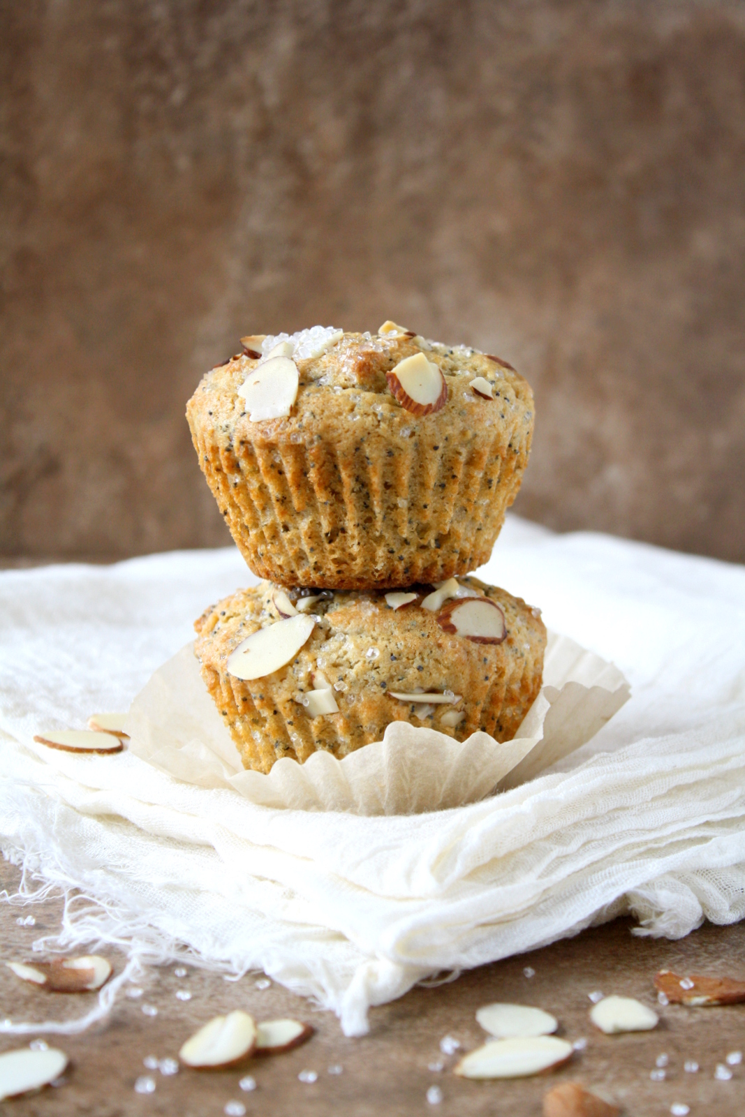 almond poppy seed muffins