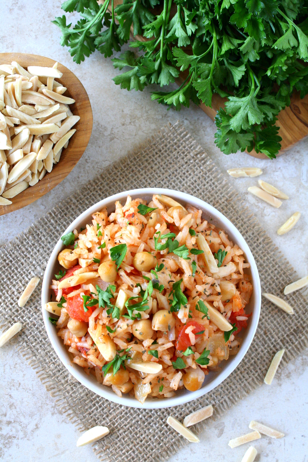 Mediterranean rice pilaf