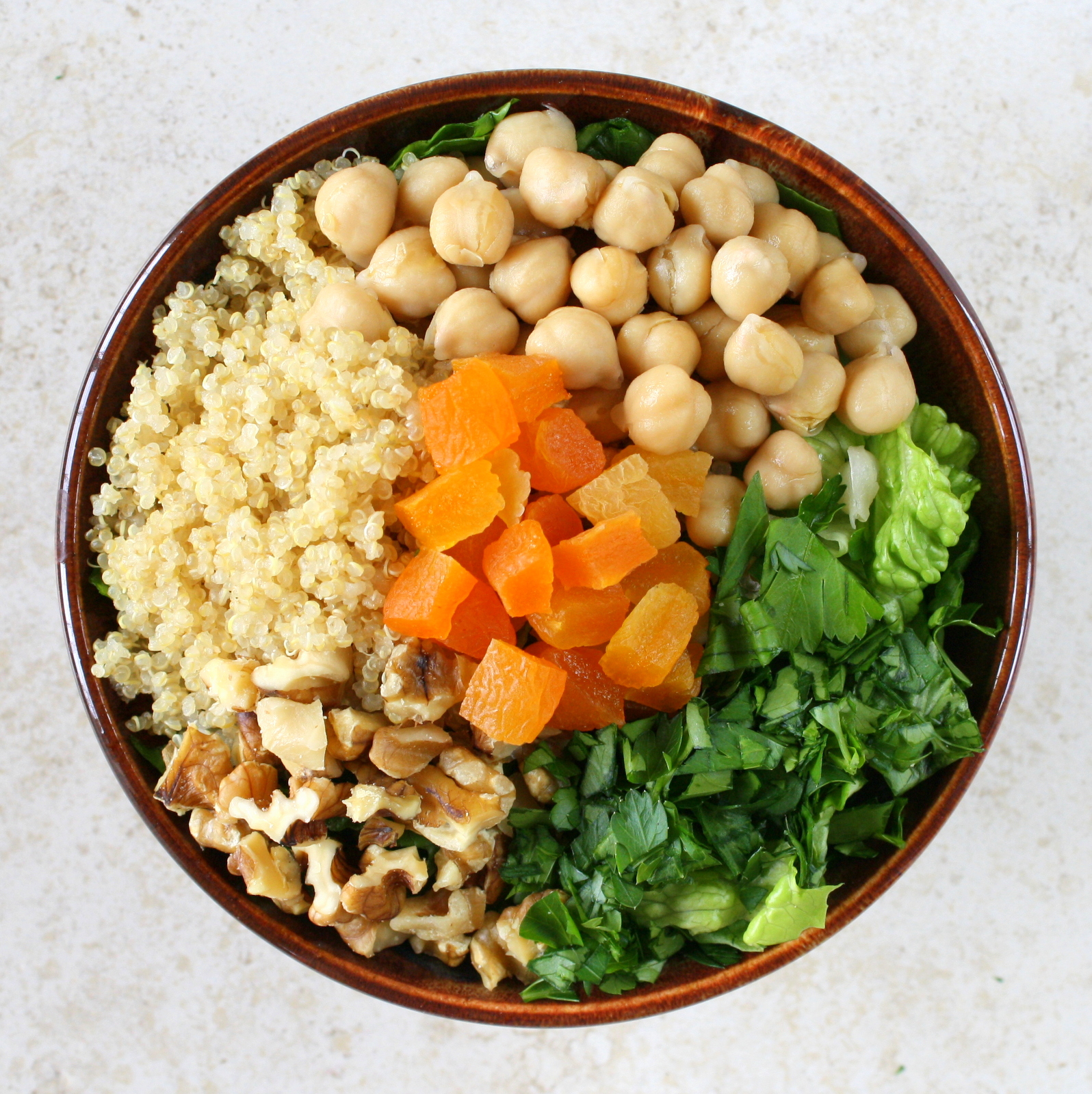 chickpea and apricot salad