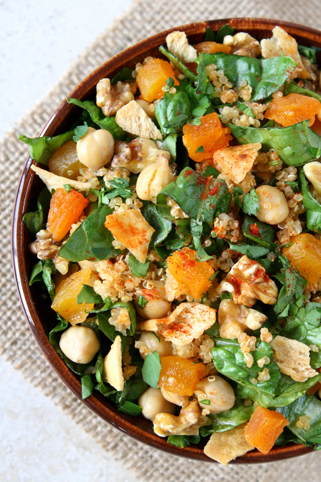chickpea and apricot salad