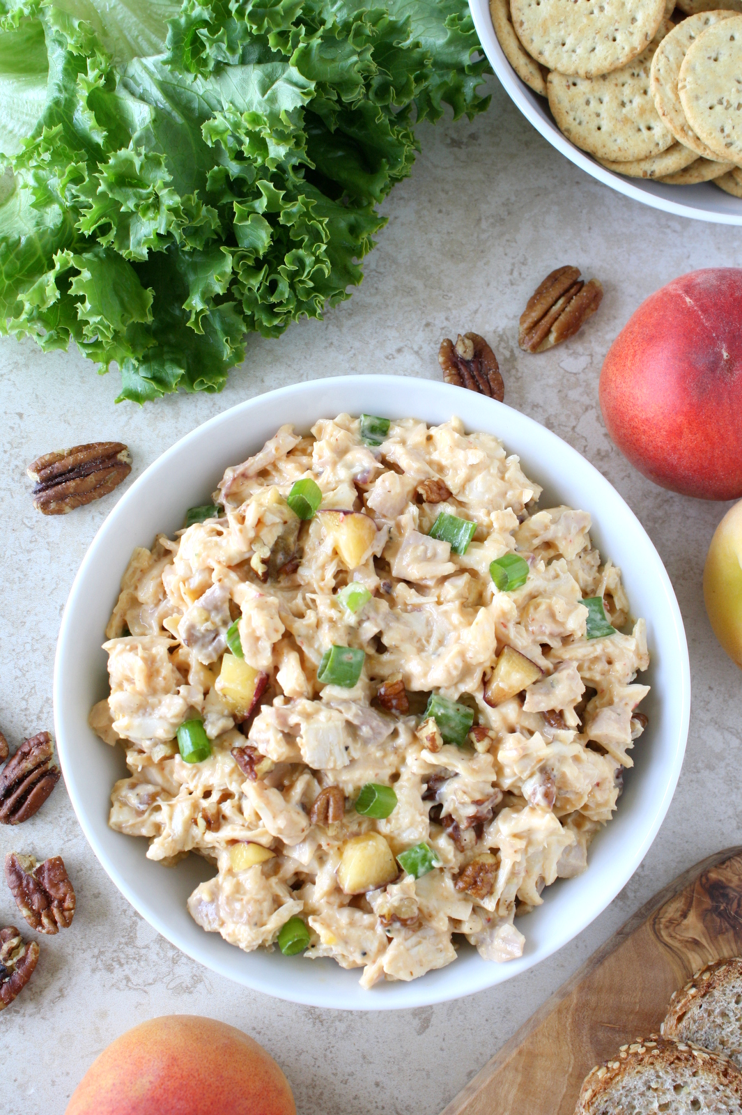 Chicken, Apple and Pecan Salad in a Jar - Damn Delicious