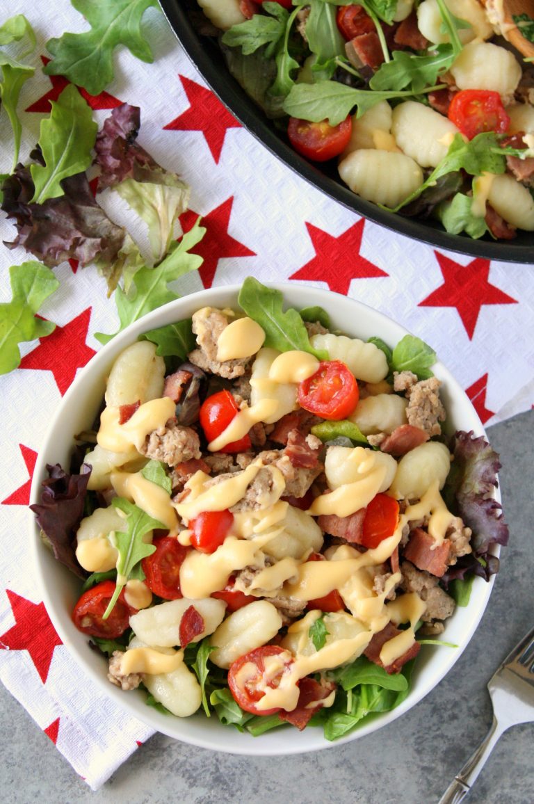 Bacon Cheeseburger Gnocchi