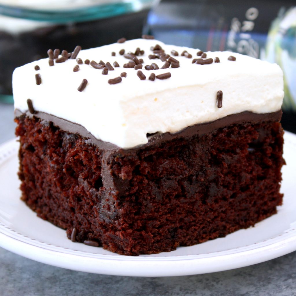 chocolate Irish cream poke cake