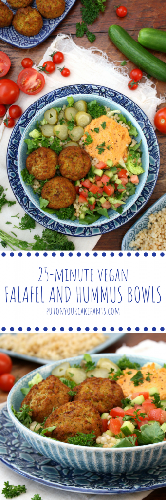 falafel and hummus bowls