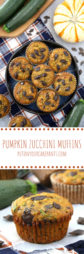 pumpkin zucchini muffins